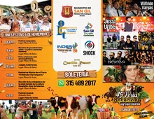 45° Ferias y fiestas de San Gil 2023