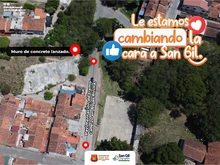 Pavimentamos varias calles con la comunidad