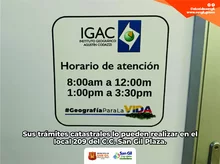 Logramos traer de nuevo las oficinas del Instituto Geográfico Agustín Codazzi a San Gil