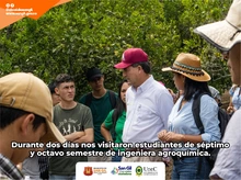 Visita universitaria para conocer la producción agroindustrial de la región