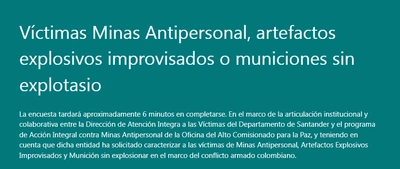 Información importante para víctimas del Conflicto Armado