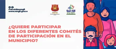 ¿Quiere participar en los diferentes comités de participación y veeduría en salud del municipio?