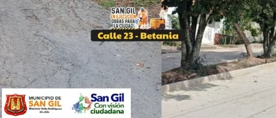 ¡Cómo cambia una calle pavimentada!