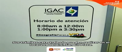 Logramos traer de nuevo las oficinas del Instituto Geográfico Agustín Codazzi a San Gil