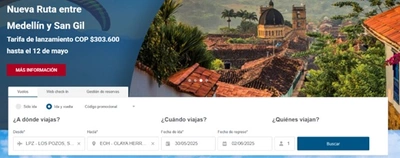 Este 30 de mayo, Satena inicia operación en el Aeropuerto Los Pozos de San Gil