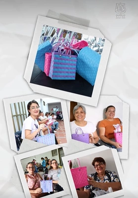 Participación en el taller de Bolsos en Zuncho