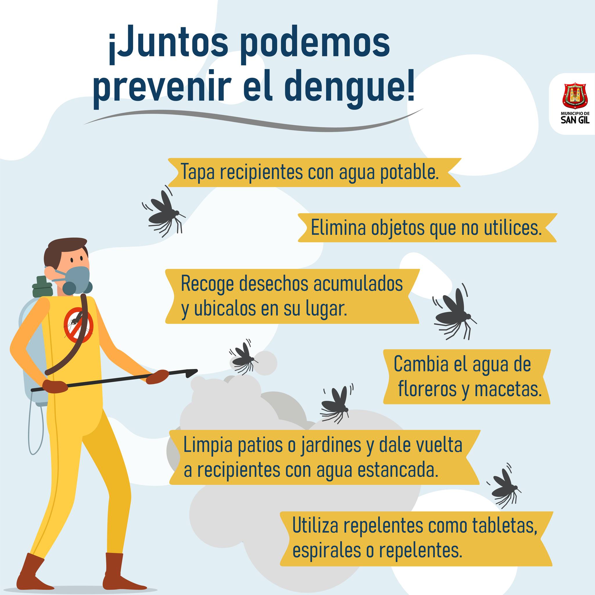 No te relajes, actívate contra el mosquito