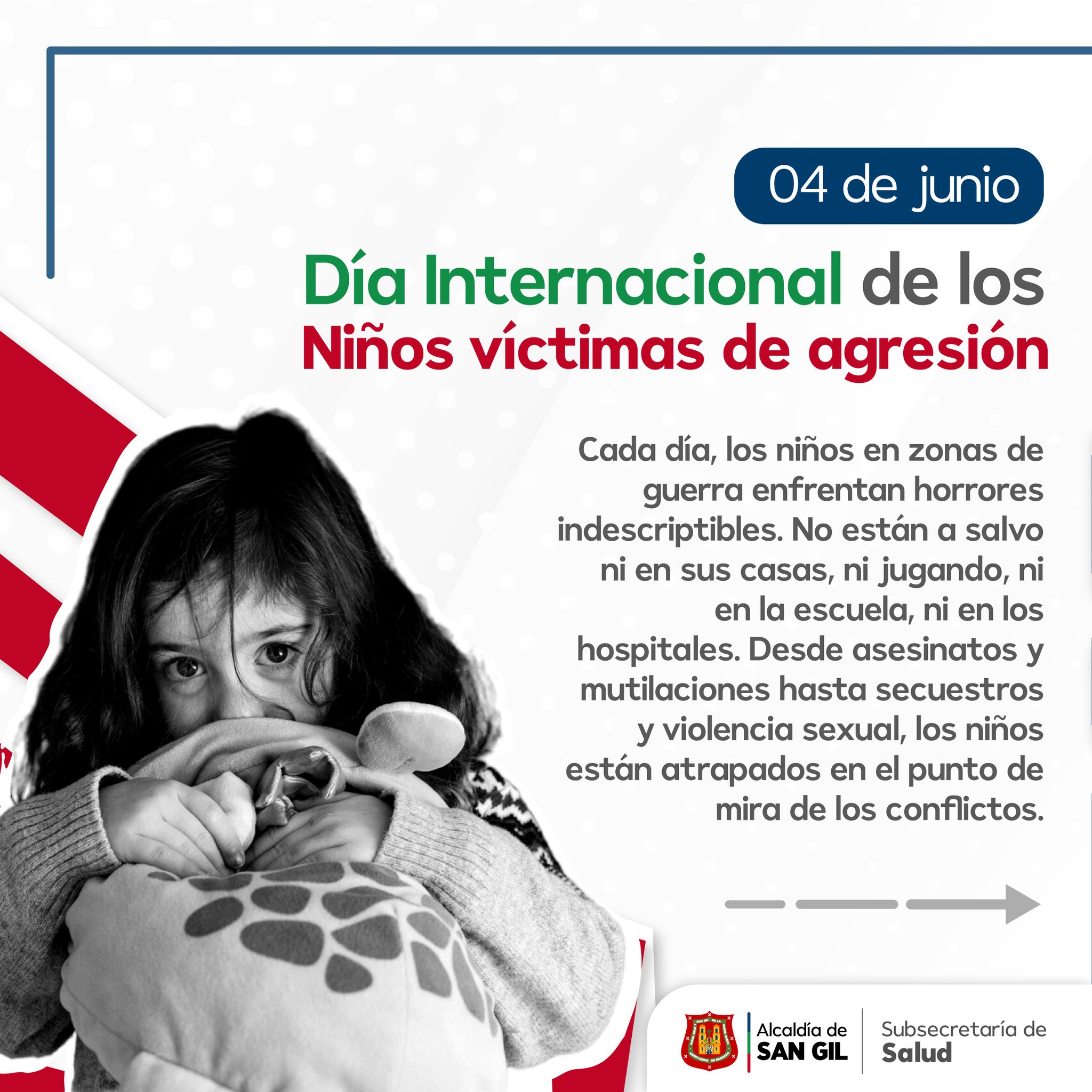4 De Junio Dia Internacional De Los Niños Victimas Dibujo