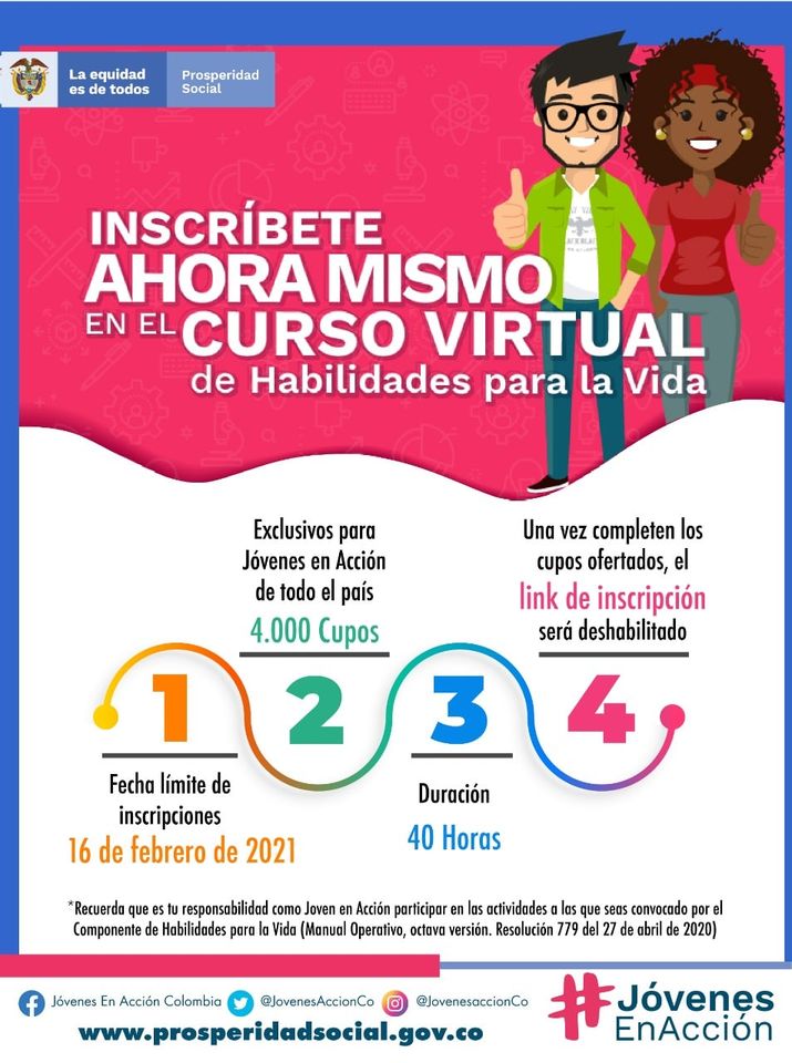 Inscríbete en el Curso Virtual de Habilidades para la Vida