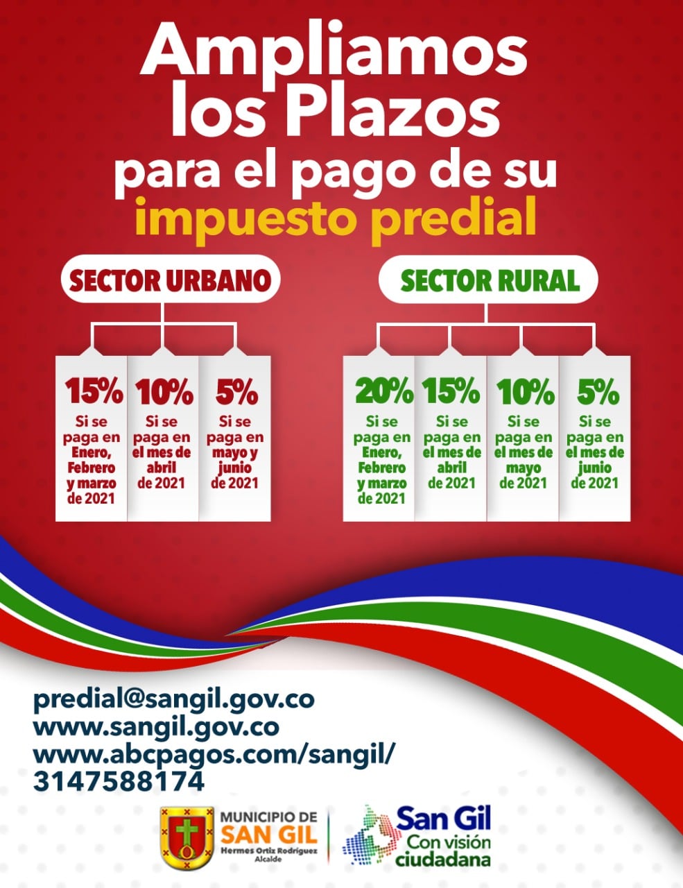 Ampliamos los Plazos para el pago de su Impuesto Predial Ampliamos los Plazos para el pago de su Impuesto Predial
