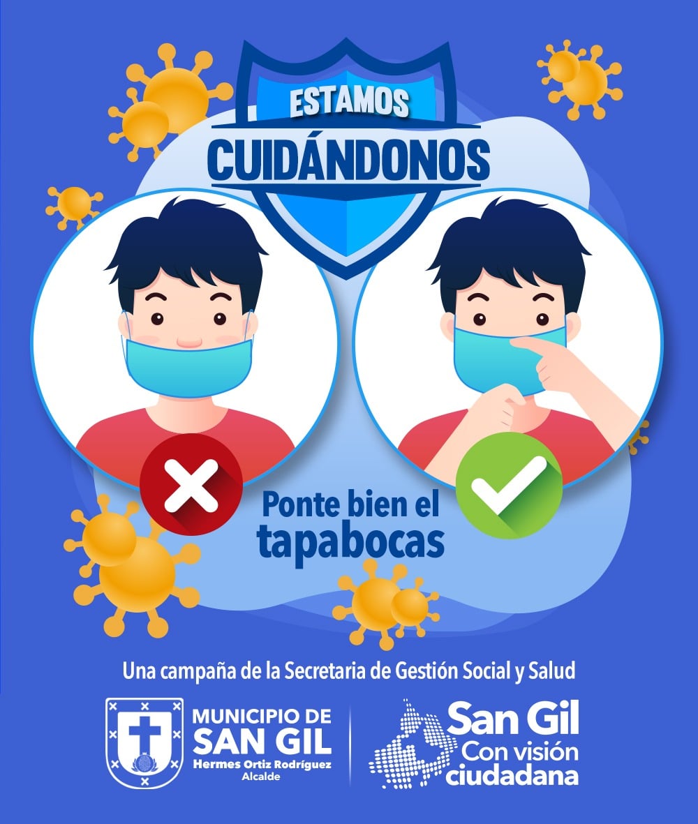 Estamos Cuidándonos - Ponte bien el tapabocas Estamos Cuidándonos - Ponte bien el tapabocas